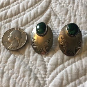 Sterling Silver and Natural Stone Earrings